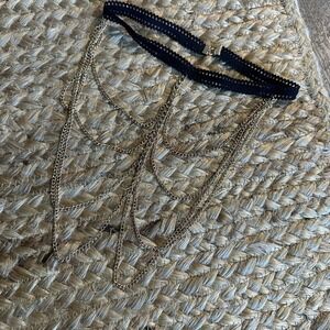 Leg Garter‎ Gold Chain Costume Renaissance Cosplay Stretchy Band
